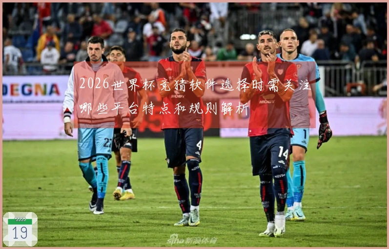2026世界杯竞猜软件选择时需关注哪些平台特点和规则解析